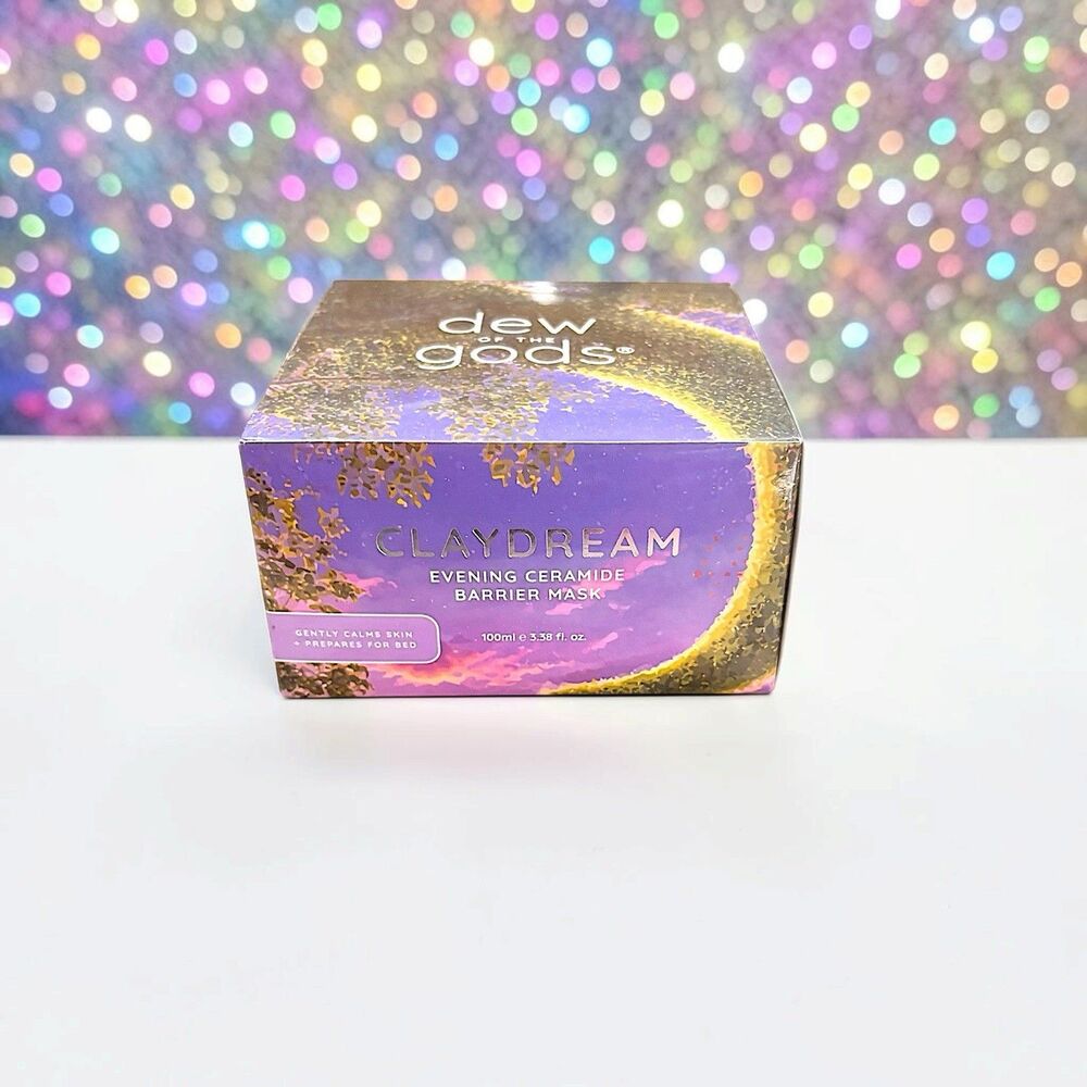DEW OF THE GODS CLAYDREAM Evening Ceramide Barrier Mask 3.38 FL oz New In Box